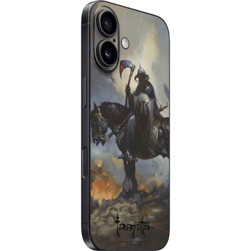 Death Dealer on Horseback by Frazetta iPhone 16 Skin